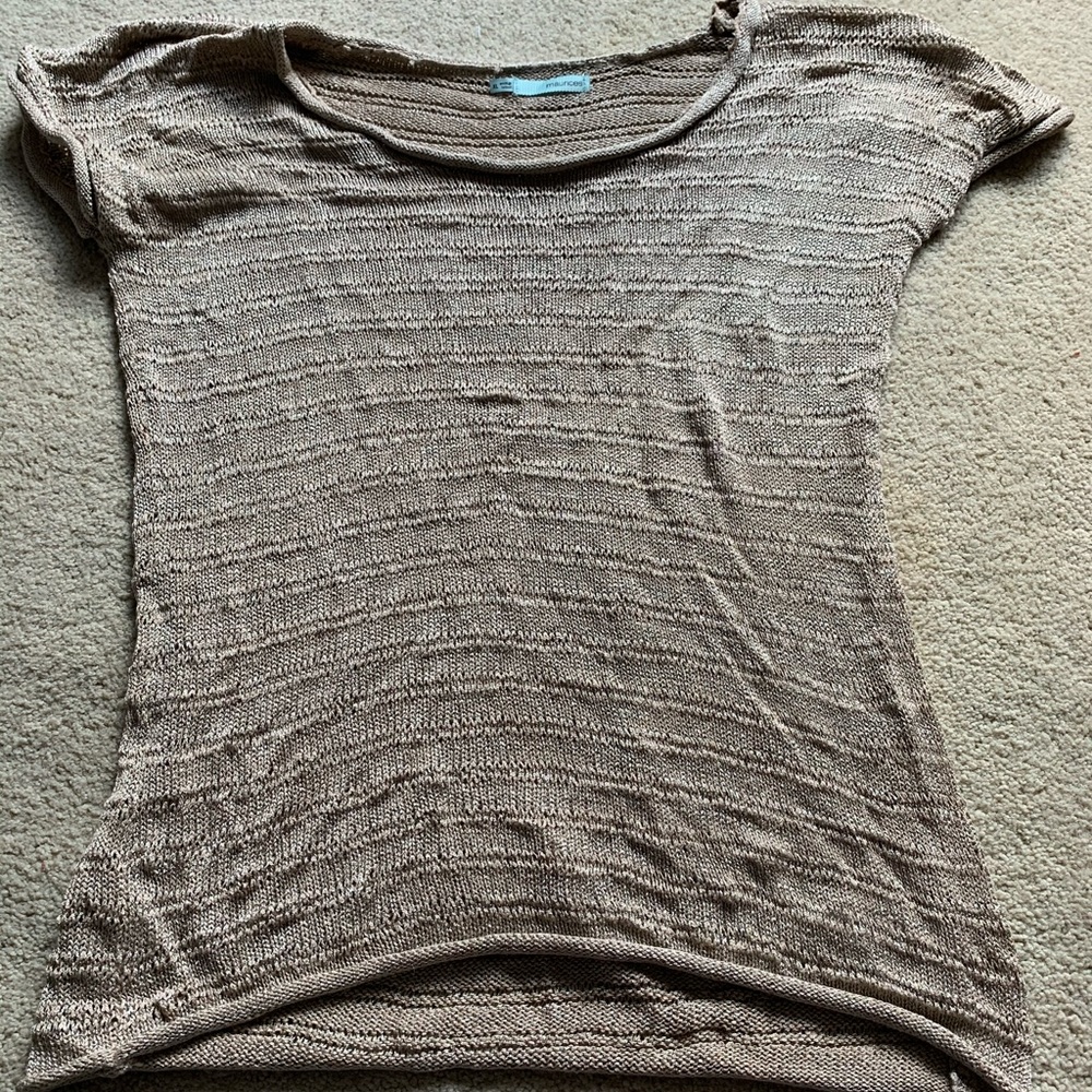 Knitted gold Blouse
